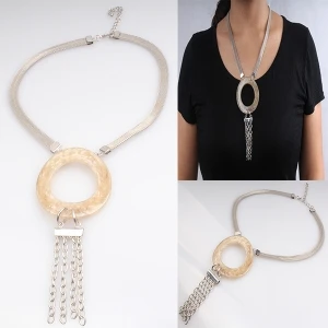 snake chain vintage boutique pendant necklace N90069