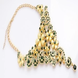 Китай statement crystal flower vintage boutique pendant necklace N90077 производителя