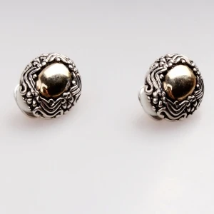 traditional indian wholesale antique baby gold clip on earrings E30049