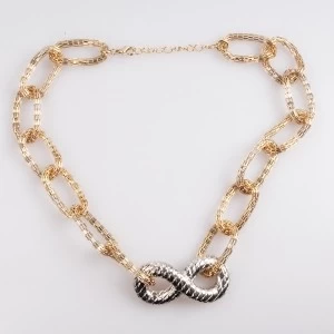 Китай wholesale cheap resin chains infinity jewelry necklace N90363 производителя