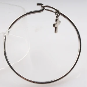 wholesale cheap silver sideways cross bracelet B10148