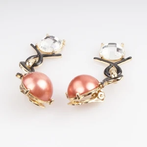 wholesale chinese earring bead indian clip on earrings