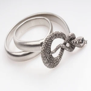 wholesale genuine men guoci rhinestone snake belt BT60022