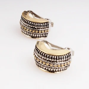 wholesale jhumka style luna indian clip on earrings E30050