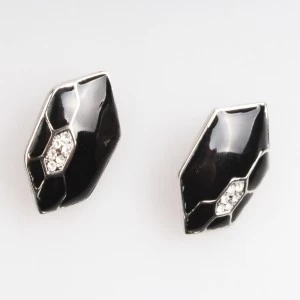 Китай wholesale tortoise shell gemstone designs clip on earrings E30029 производителя
