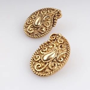 wholesale tribal ethnic tattoo fireball clip on earrings E30068