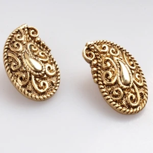 wholesale tribal ethnic tattoo fireball clip on earrings E30068