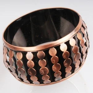 wholesale vintage jewelry wide metal bangle bracelets B10138