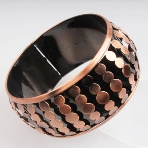 wholesale vintage jewelry wide metal bangle bracelets B10138