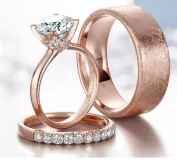 Fashion charm rose gold plated jewelry