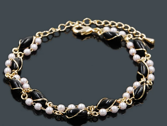 14k gold plated colorful new ball pearl bracelet manufacturer in China