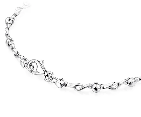 18K White Gold Diamonds Bracelet Bangle Supplier in China