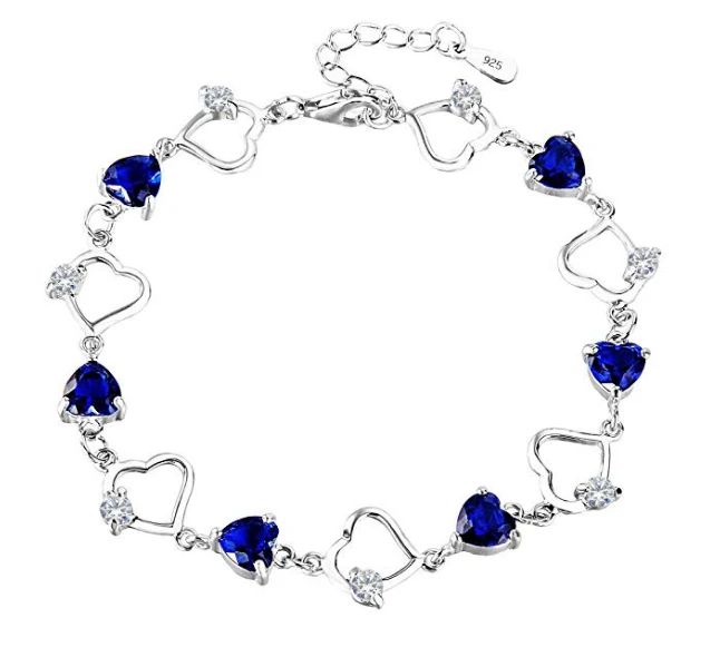 2018 Bracelet 925 Sterling Silver  Jewelry Shines with Beauty Suit for girls Bangles as Gift