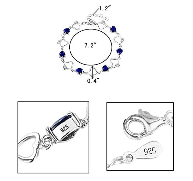 2018 Bracelet 925 Sterling Silver  Jewelry Shines with Beauty Suit for girls Bangles as Gift