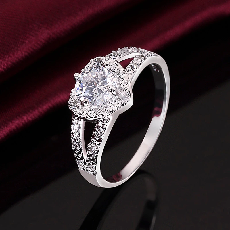 2018 Latest silver ring design for women sterling silver jewelry ring