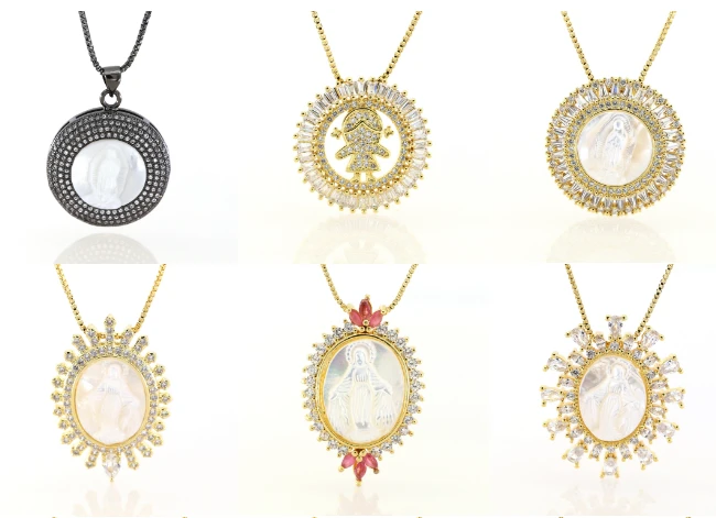 2018 Trending Products OEM micro pave chain necklace pendant, fashionable jewelry pendant necklace for sale