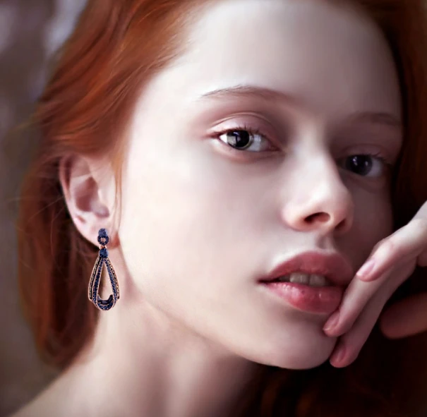 2018 fashion vintage zinc alloy earrings for woman