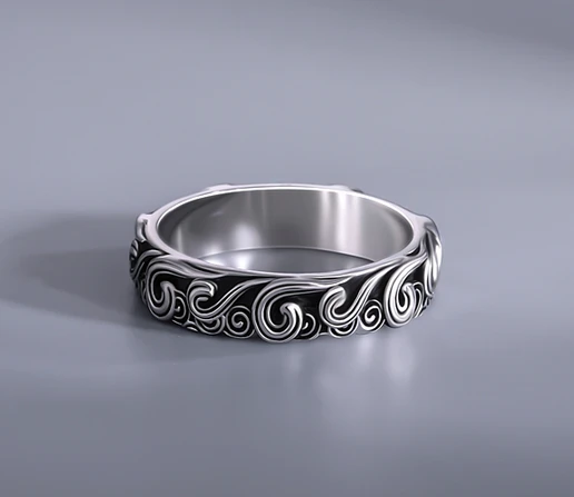 925 Silver Woman Men Ring Supplier in China