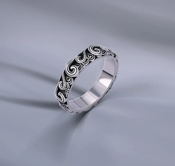 925 Silver Woman Men Ring Supplier in China