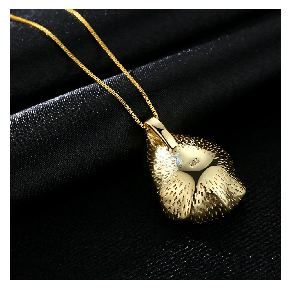 925スターリングシルバーパールネックレスペンダント18KゴールドシェルパールネックレスNS1 925シルバージュエリー卸売