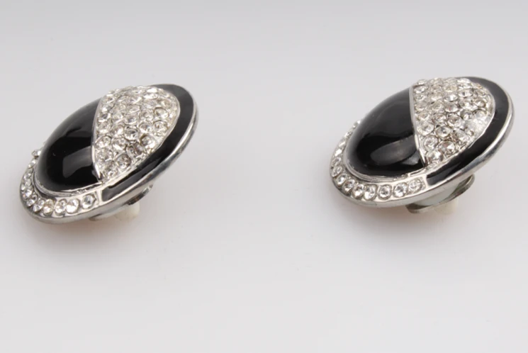 Bling Bling Rhinestones Crystal Fireball Disco Ball Ball Stud Earrings Stainless Steel Bead Earrings