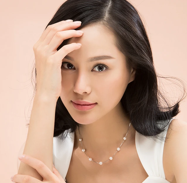 Cheap Price S925 Sterling Silver Freshwater Pearl Necklace for Woman