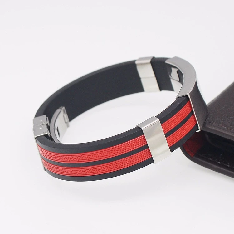 China high quality mens bracelet 316L Stainless Steel bracelets bangles, wholesale silicone bracelets Stainless Steel jewelry