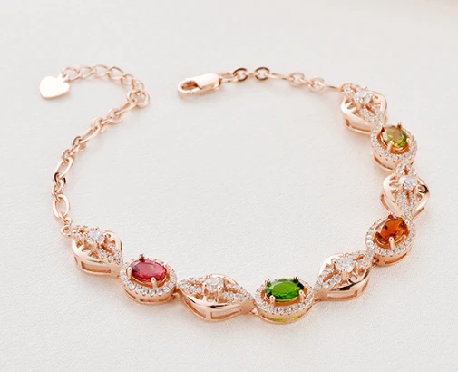 Custom Natural Crystal Gemstone Bracelet Bangle Manufacturer China
