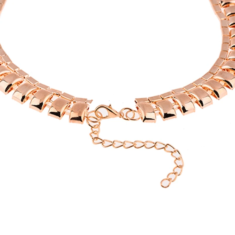 European Fashion Hot Selling Design Gold Chain Famale Party Wedding Crystal Necklace of Women Accessories