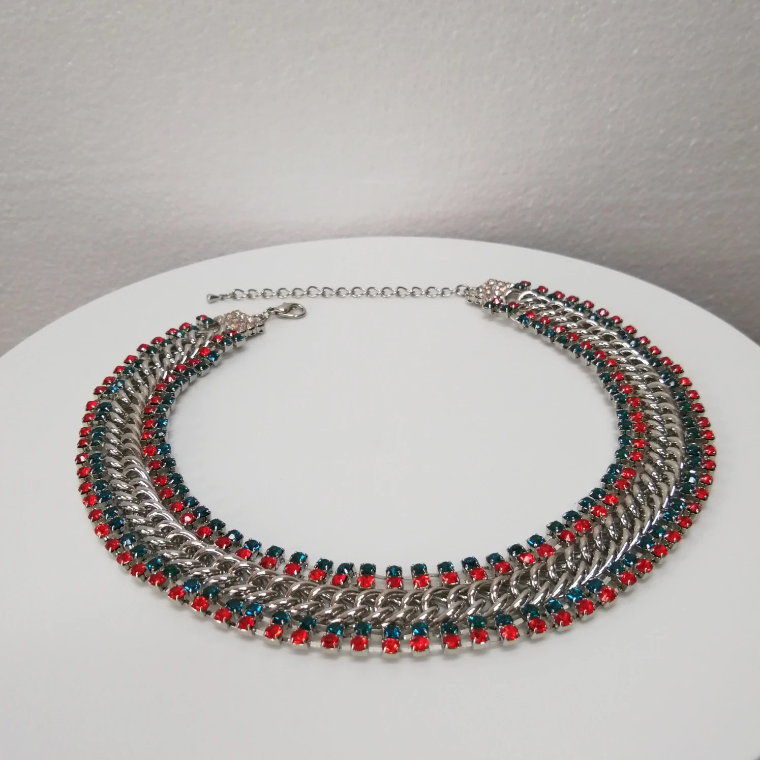 European Fashion Hot Selling Design Rhinestone Chain Choker Famale Party Wedding Crystal Necklace of Women Accessories