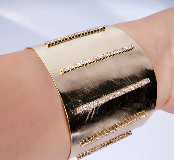 European and American Blingbling bracelet for Party Girls Alloy Bracelet Jewelry Wholesale