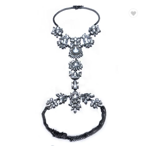 Factory Price High Quality Colorful Crystal Vibrating Body Piercing Sexy Waist Chain Jewelry  Body Jewelry