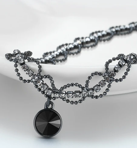Factory Price Minimum Order Quantity Black Choker Necklace Manufacturer in China