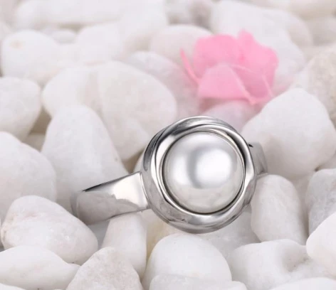 Fashion Jewelry Female Pearl Ring Manufacturer China