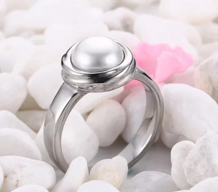 Fashion Jewelry Female Pearl Ring Manufacturer China
