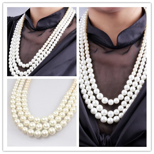Fashion Latest Desig Pearl Necklace High Quality Strand  Birthday Anniversary Gifts for Women Mom Wife