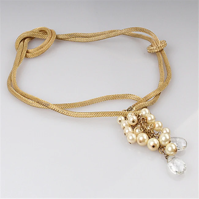 Fashion Vintage Jewelry Gold Engagement Kette Halskette für Frauen