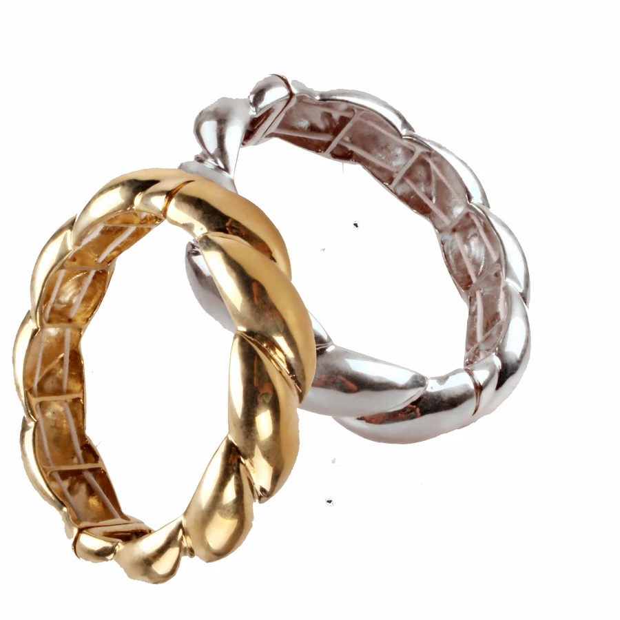 Fashion charm rose gold plated jewelry, Silver charm bracelet wholesale