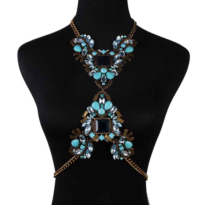 Fashion crystal Body Chain,Women Body Chain Jewelry