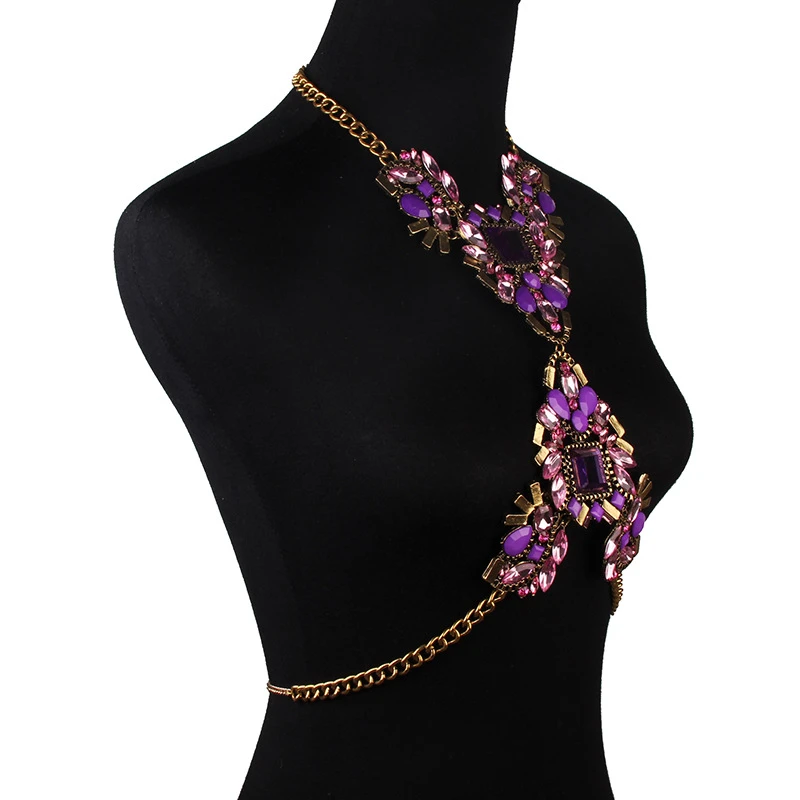 Fashion crystal Body Chain,Women Body Chain Jewelry