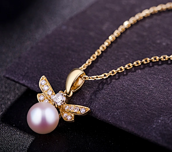 Fashion design 925 Sterling Silver pendant necklace pearl jewelry wholesale in China