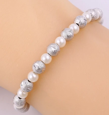 Fashion multi Color bead bracelet Women Pearls Bracelet Supplier China