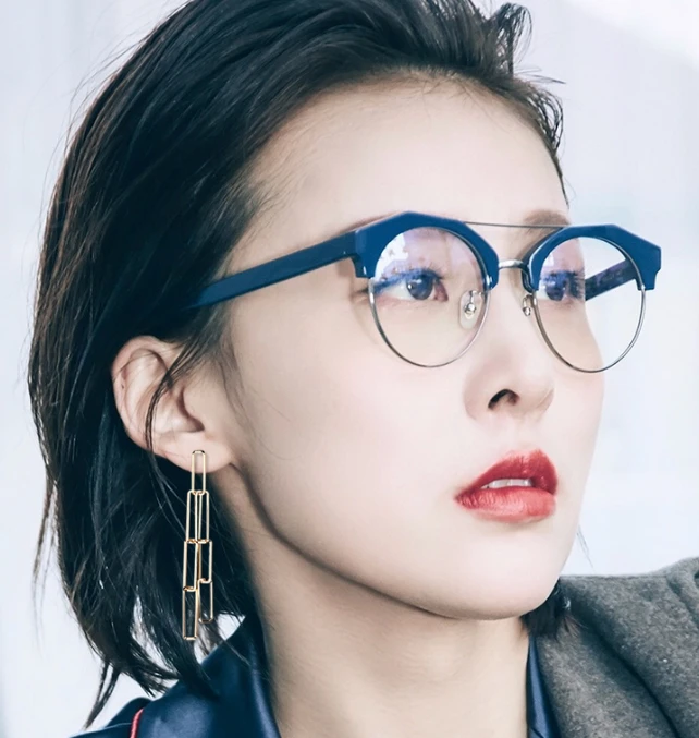 Fashionable Stainless Steel Earrings with 925 Silver Long Stud Earrings Manufacturer