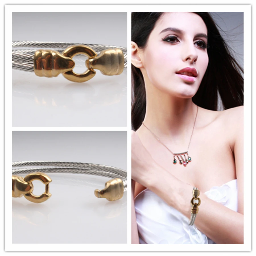 Gold Plated Bangle Woman Jewelry Bracelet Open Bangle For Women Rhodium18K Gold Plated Special Classic Bangle  oem bangle supplier china