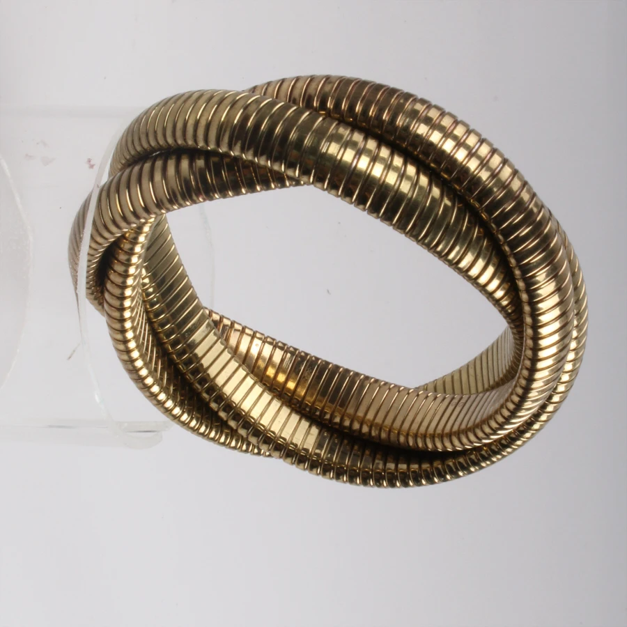 Goose roar chain elasticity weave bangle supplier china, Fashion bangle USA, 18k gold plated charm classic style bracelet manufacturer wholesale