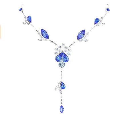 porcelana Gorgeous Rhinestone Crystal Floral Necklace Earrings set Supplier in China fabricante