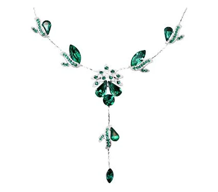 Gorgeous Rhinestone Crystal Floral Necklace Earrings set Supplier in China