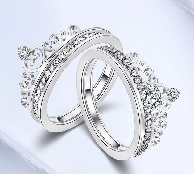 China High Polish 18k gold crown ring supplier in China manufacturer