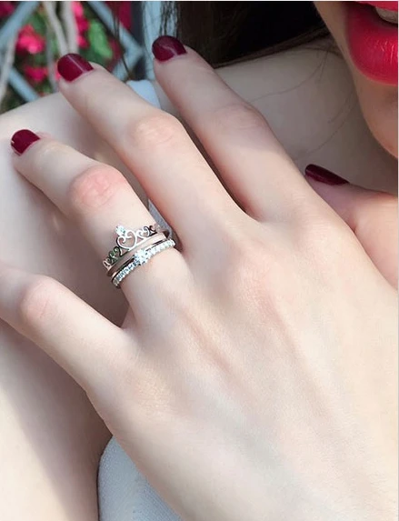 High Polish 18k gold crown ring supplier in China