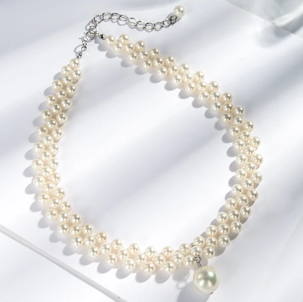 High Quality Supplier Artificial Pearls Short Necklace Manufacturer in China